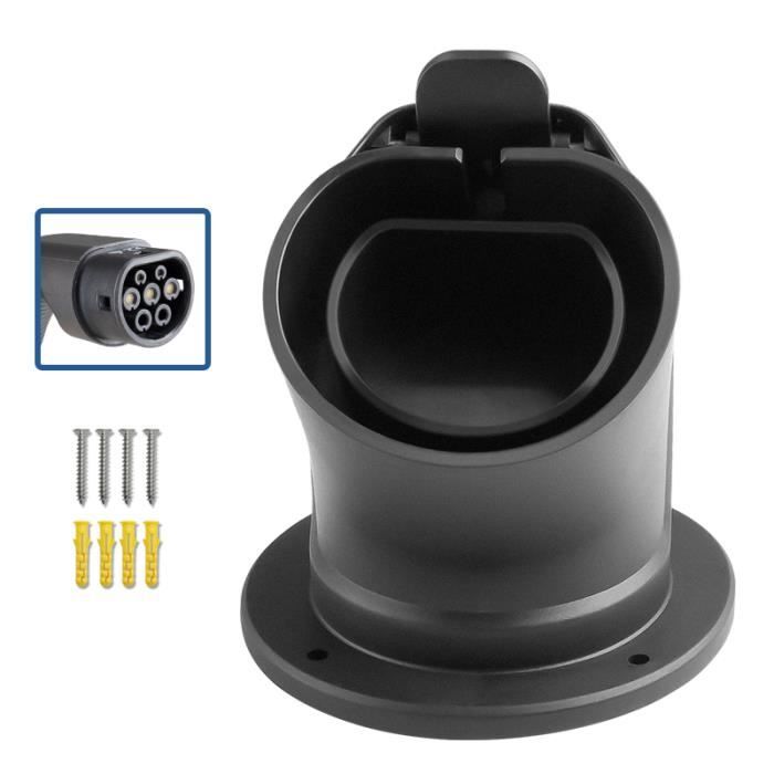Morec VE Support de Chargeur Étanche et Anti-poussière pour Type2 Prise Station de Charge Model 2