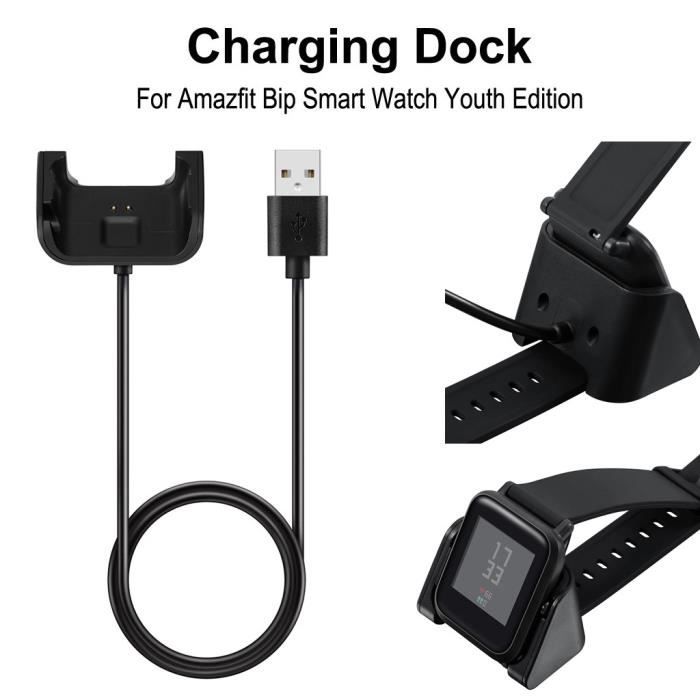 bracelet de montre vendu seul Station de charge de chargeur de berceau portable pour montre intelligente Amazfit Bip - Bip Lite - 2