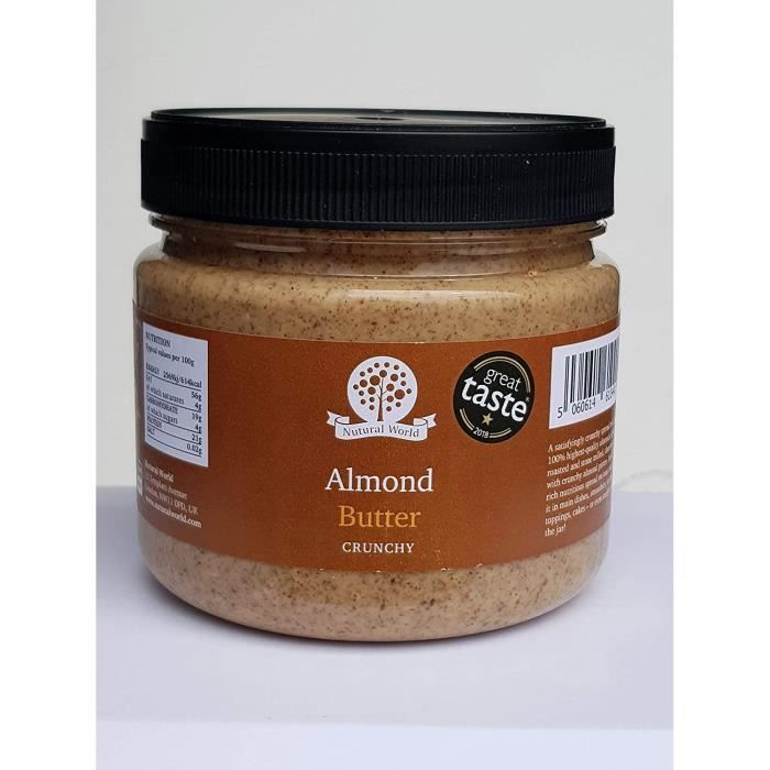 Nutural World - Beurre d'Amande croustillant (1kg) - *** nouvel emballage