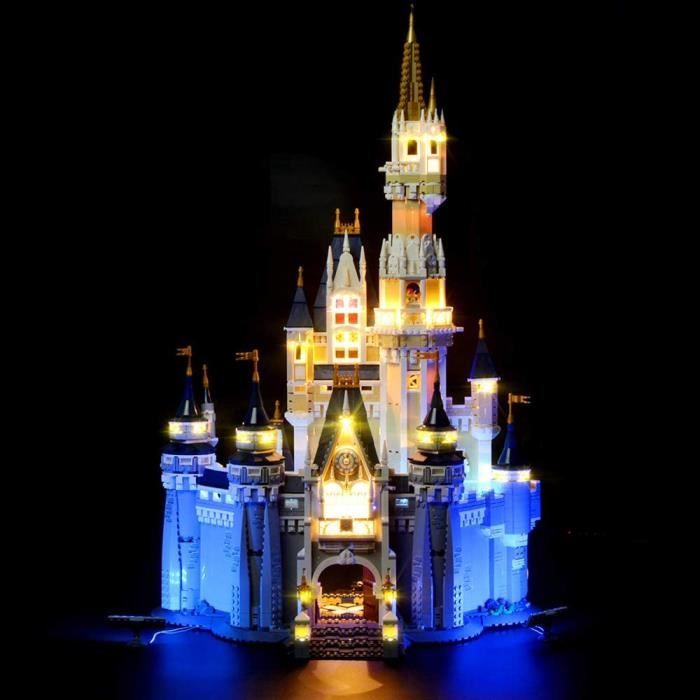 Jeux de construction LIGHTAILING Jeu De Lumières pour (Disney Castle) Modèle en Blocs De Construction - Kit De Lumière A 52448