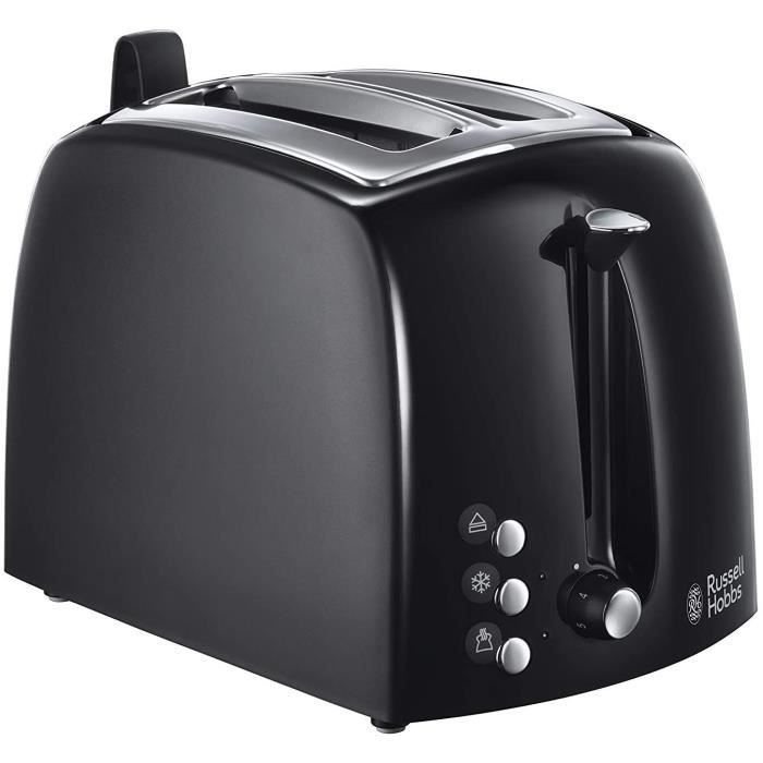 Russell Hobbs Toaster Grille-Pain Fentes Larges - Noir 22601-56 Texture