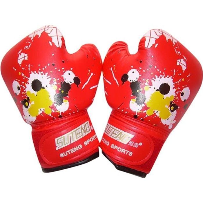 Gants de boxe de bande dessinée pour enfants Kickboxing Sac de boxe formation combat âge 3-10 @kinjgoki504