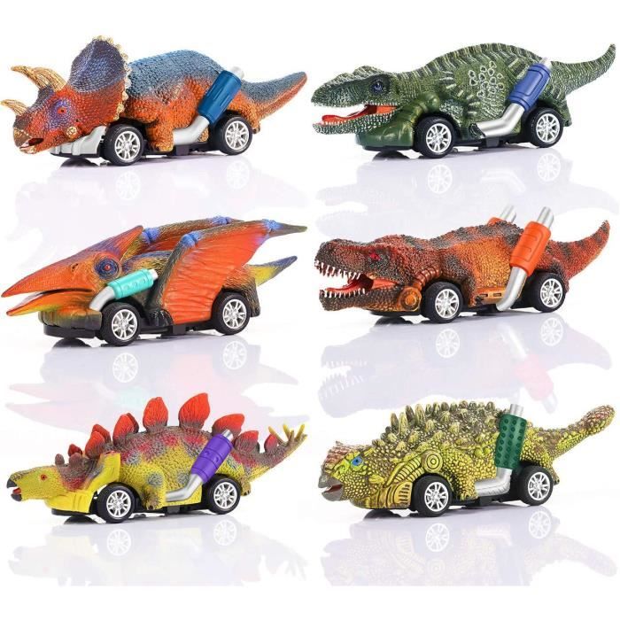Jouet Garcon 2-8 Ans, Cadeau Garçon 2 3 4 5 Ans Voiture de Jouet de Dinosaure Jouet Enfant 2-8 Ans Garcon Cadeau D’anniversaire 2-5