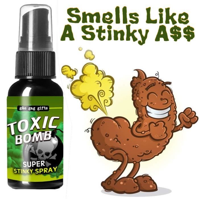 Nouveautés Liquid Fart Gag Prank Joke Spray Can Stink Bomb Smelly Stinky Gas 30ML 735