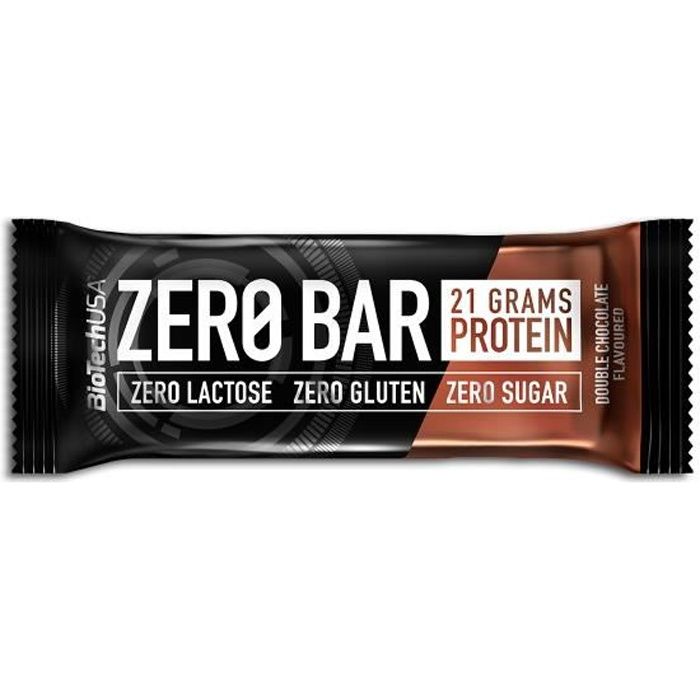 Iso Zero Bar Boite de 20 Barres Proteine de 50g CHOCOLAT - BIOTECH USA Whey