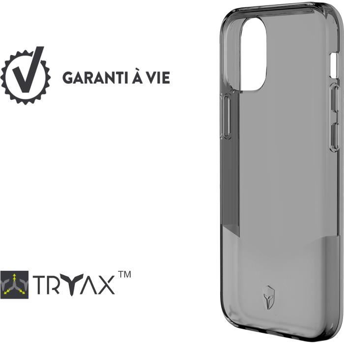 Coque renforcée PURE Noire Garantie à vie pour iPhone 12 mini Force Case