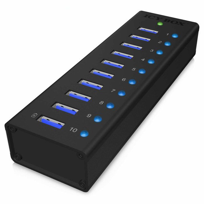 ICY BOX Hub USB 3.0 10x