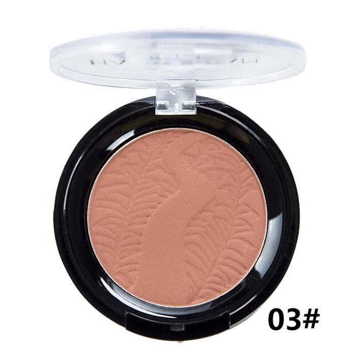 Nude Makeup Repair Blush Palette Matte Blush Brightening Teint 6 couleurs, 3 #