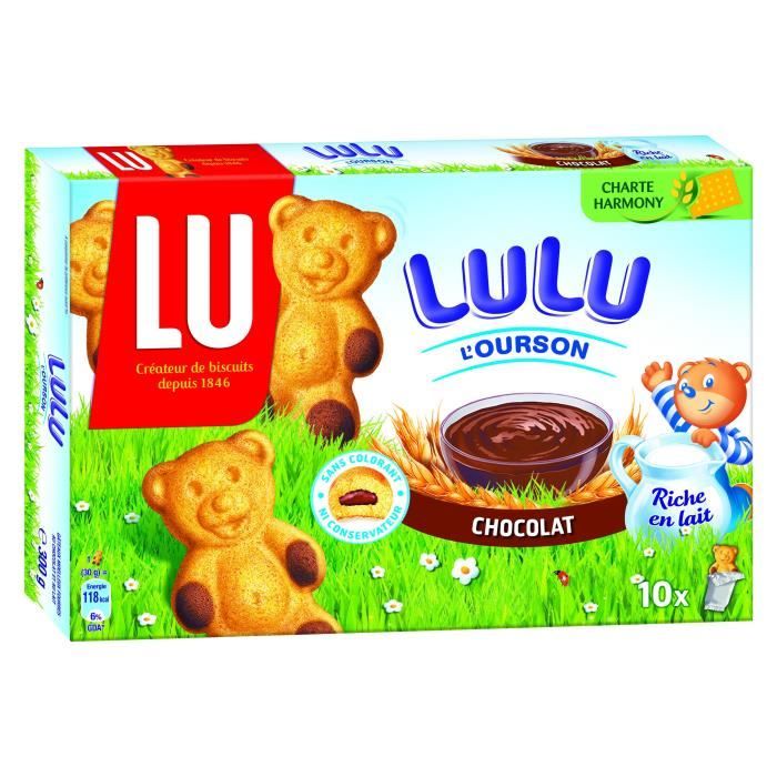 MONDELEZ FRANCE Lulu L'Ourson Chocolat Format Familial - 300 g