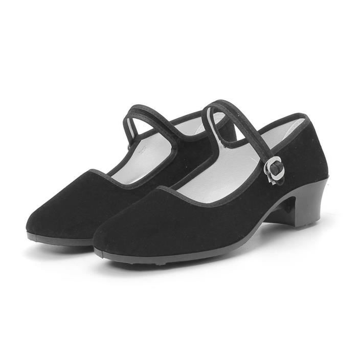Chaussures De Danse Talon Bloc Femme Salle De Bal