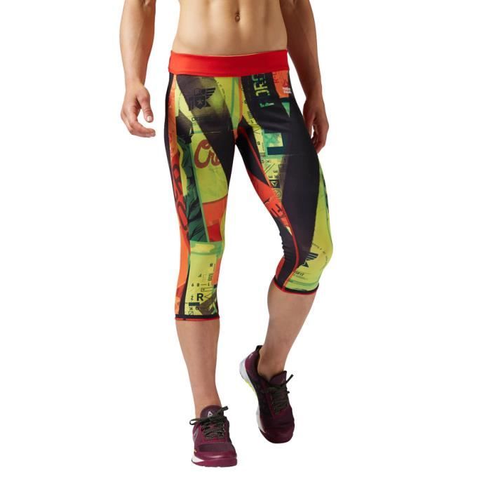 Corsaire Reebok CrossFit Chase Capri Primed rouge