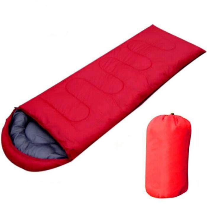 OHP Adulte sommeil Sac de couchage Camping Randonnée Rouge
