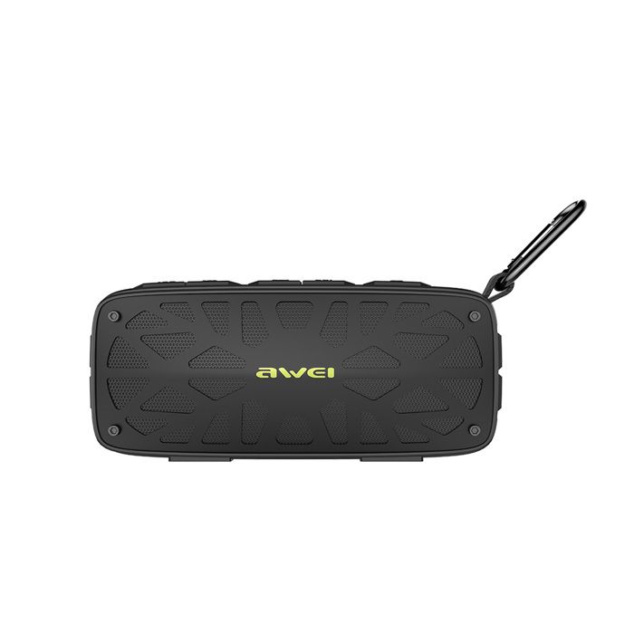 Enceintes Bluetooth - AWEI - Y330 - Puissance RMS 6 - Couleur Noir - Connectivité USB/Auxiliaire