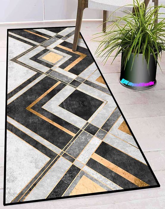 Tapis De Couloir Bohème Multicolore – 80 X 300 Cm – Lavable, Antidérapant – Pour Cuisine, Salon, Entrée – Dos En Caoutchouc TPR