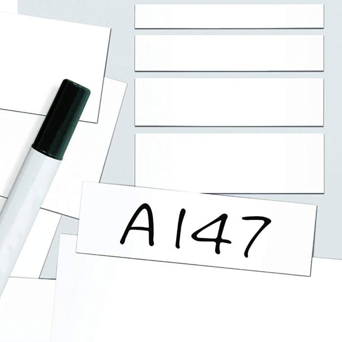 Lot De 5 Bandes Magnétiques Pour Tableau - Adhésif Inox + 10 Boutons - Bureau, Maison, École