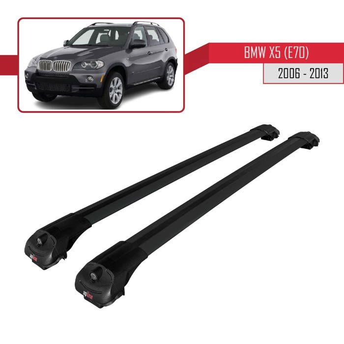 Barres De Toit Transversales Pour BMW X5 E70 (2008-2013) - Neuf, Marque Turtle, Garantie 2 Ans