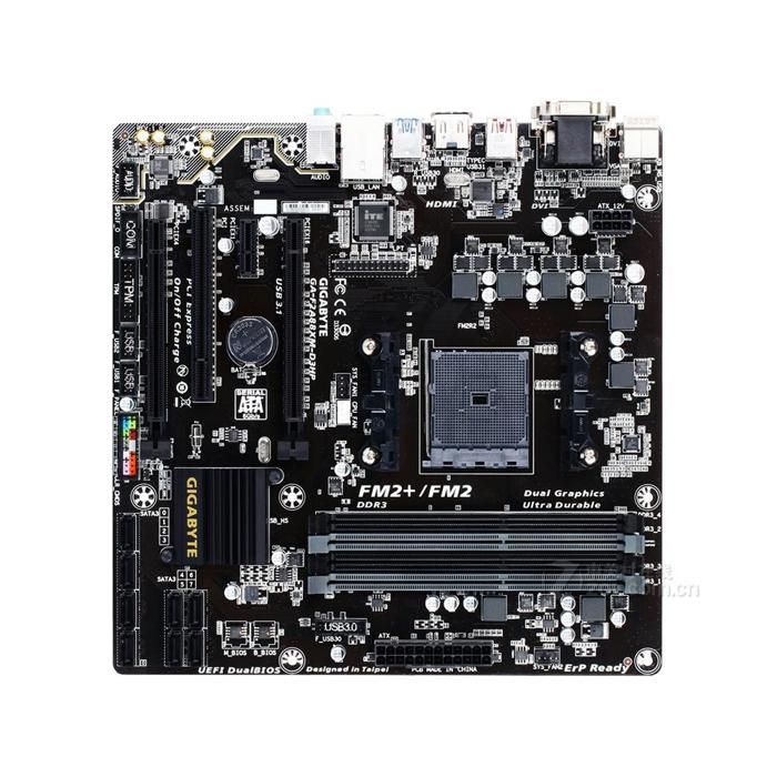 Carte mère GIGABYTE F2A88XM-D3HP AMD A88X Socket FM2 / FM2+ 4xDDR3 SDRAM 64GB ATX Reconditionné - Gigabyte reconditionné disponible sur Cdiscount Seconde Vie
