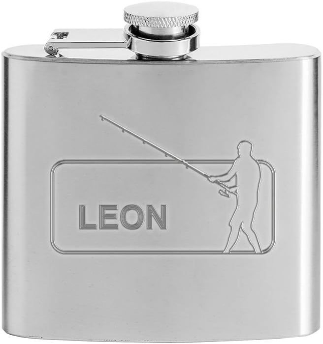 Flasque Inox Gravé Scène De Chasse – Capacité 4 Oz, Fabrication Française