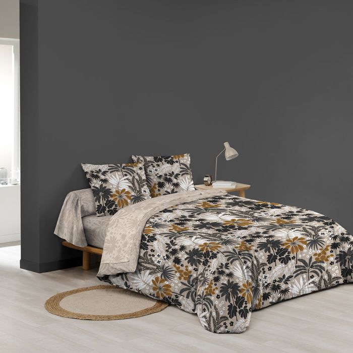 Parure de lit 6 pièces ALVARO – 240 x 220 cm – 100% coton – 42 fils/cm² Parure de lit 6 pièces ALVARO – 240 x 220 cm – 100% coton – 42 fils/cm²