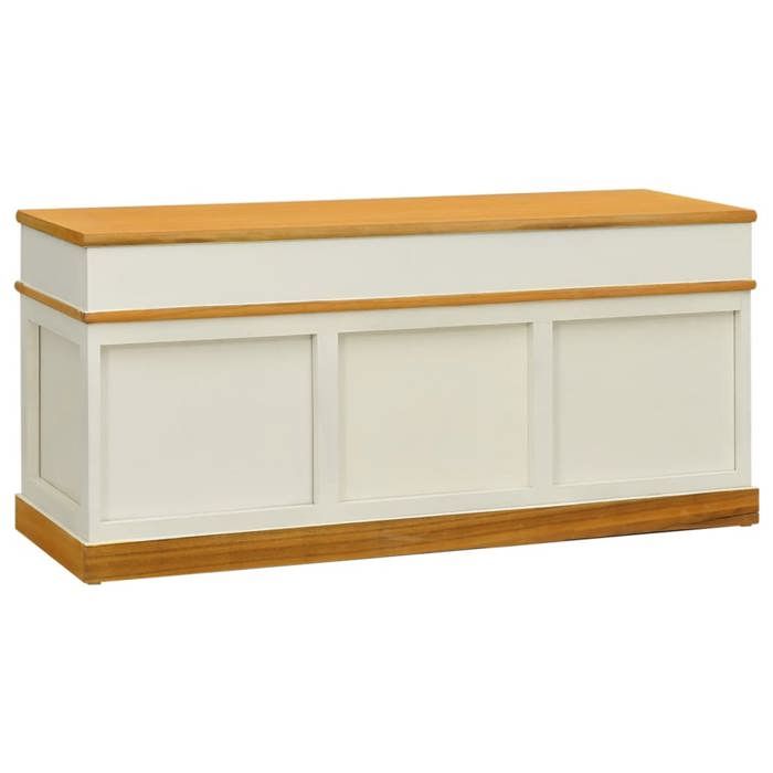 Black Friday Banc long de rangement - JILL - Meuble dentrée - à chaussures - 100x35x45 cm - BB564