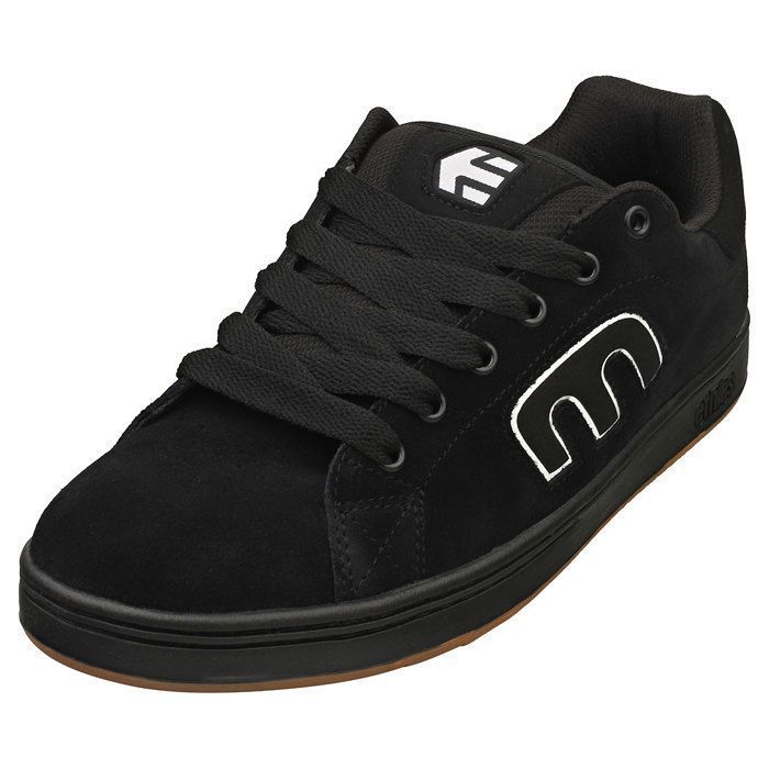 Etnies Etnies Callicut — Chaussures de skate homme noir et blanc tige daim