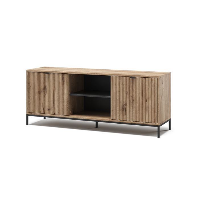 Buffet bas Eliza 150x60cm avec 2 portes Chêne Viking Vicco 56403 Buffet bas Eliza 150x60cm avec 2 portes Chêne Viking Vicco 56403