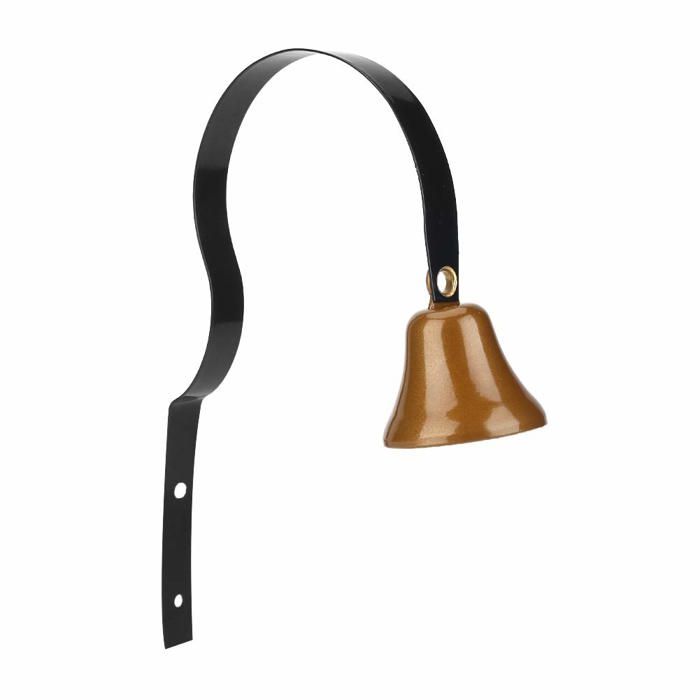 Meilleurs prix pour Clochette Porte Entrée Métal Antique Sonnette de Porte pour Chien Fixé au Mur Formation de Pot Accessoire Cuneary