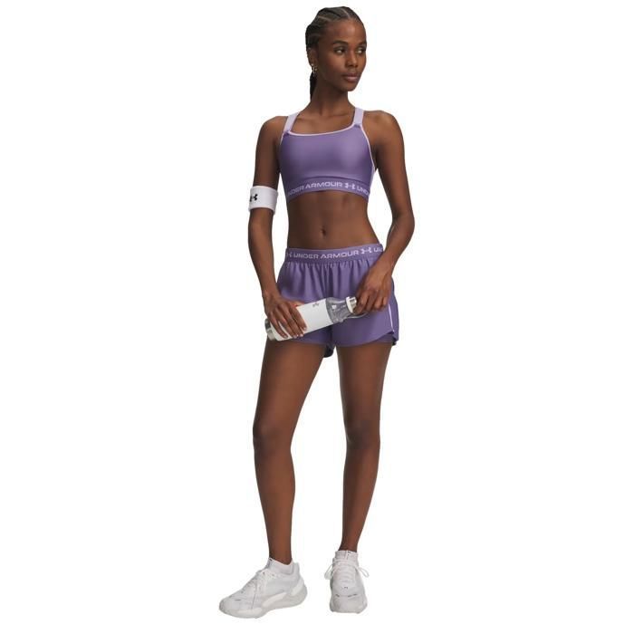Short femme Under Armour Tech Play Up - purple luxe/purple luxe/purple crest