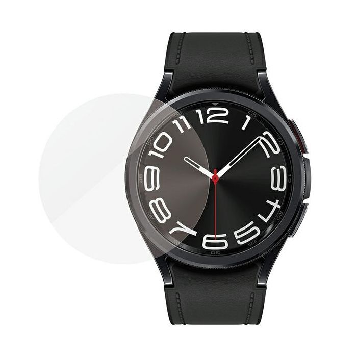 Verre trempé antibactérien PanzerGlass pour Galaxy Watch 6 Classic 43 mm