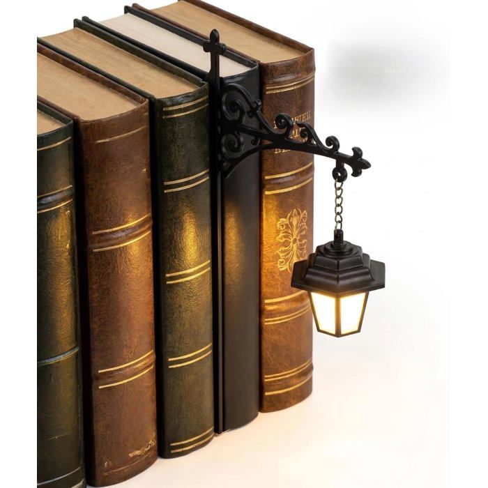 Lanternes De Bibliothèque - Éclairage Décoratif Pour Étagère Lampe De Rue Mini Vintage Pour Coin Lecture Éclairage DÉtagère De L