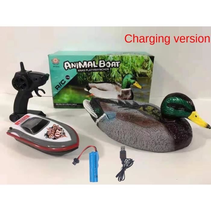 Bateau Télécommandé Canard V201 - Étanche, 2.4GHz, Pour Piscine Ou étang