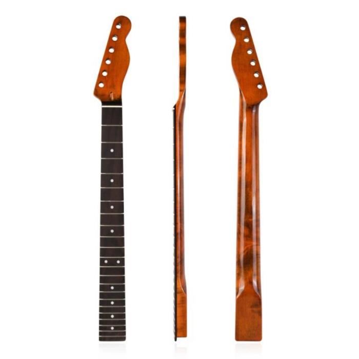 Manche Guitare Électrique ST 22 Frettes Érable Canadien - Remplacement Prêt à Monter