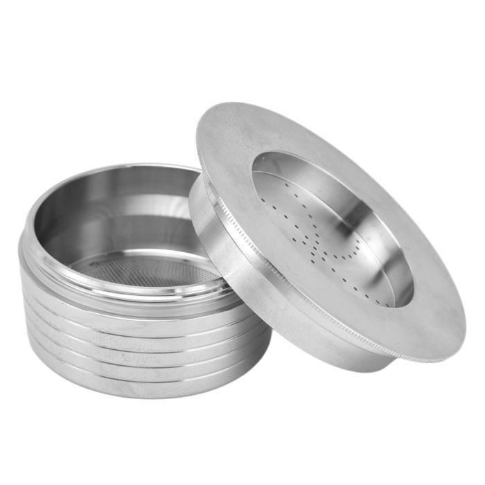 Boîte De Rangement Pour Dosettes Café En Inox 304 - Lot De 2, Design Compact, Pour Expresso, Conservation Fraîcheur