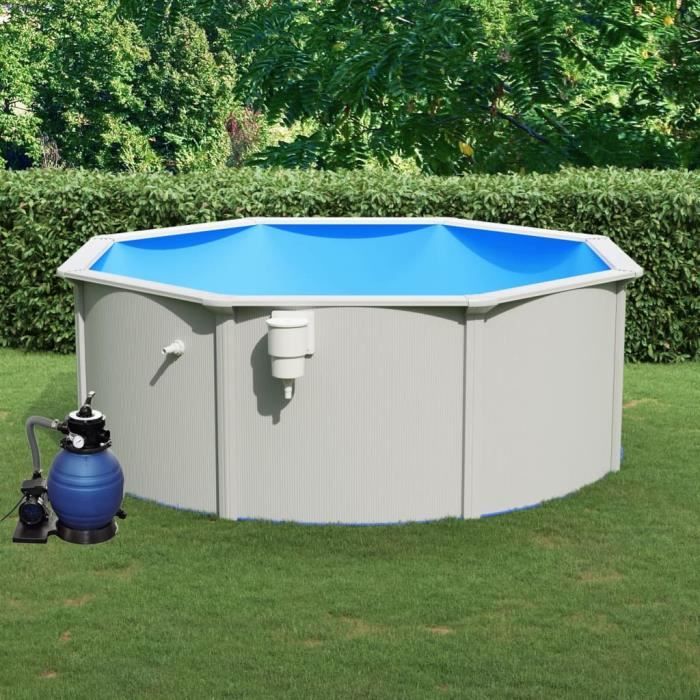 Tuyaux De Pompe Filtrante Piscine Hors-sol - Lot De 2, 3.8 Cm X 3m - Polyéthylène Flexible Résistant Aux UV - Blanc
