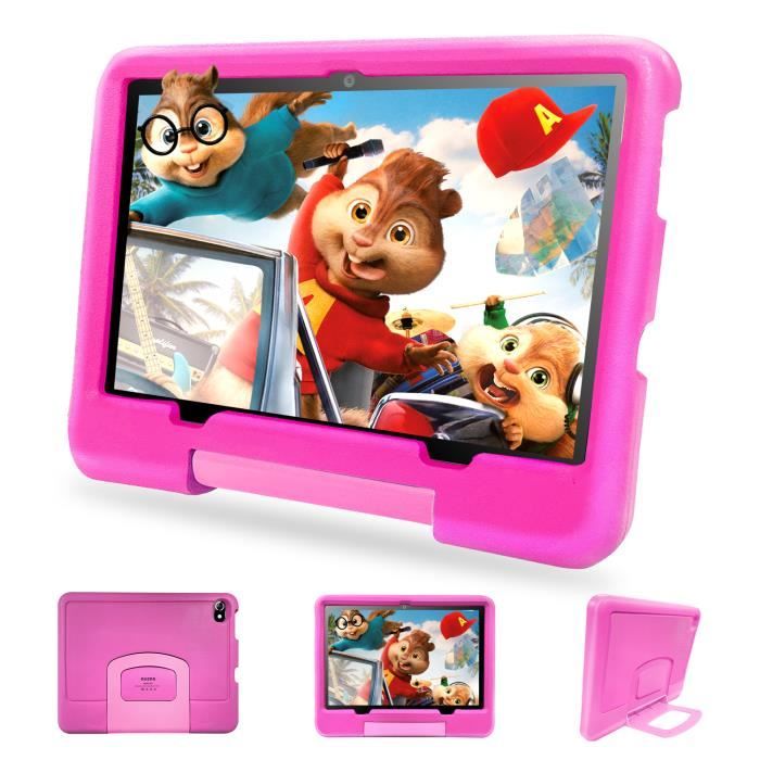 Tablette Tactile Android 12 GMS, Tablette Enfants 8 Pouces, 4Go  RAM+64Go/128Go ROM, Contrôle Parental Kids Tablette Pas Cher, Jeux  Éducatifs, Dual