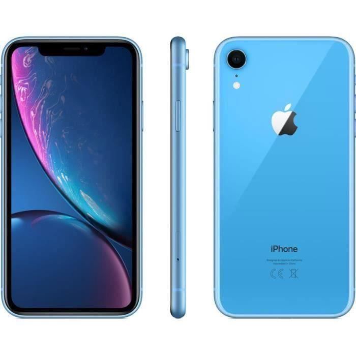 APPLE Iphone Xr 128Go Bleu - Reconditionné - Etat correct Reconditionné - Apple reconditionné disponible sur Cdiscount Seconde Vie