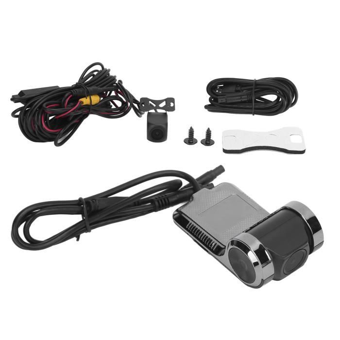 Tele Wifi Caméra Voiture WiFi PolarLander - Angle Mort Avant/arrière - 720P - Vision Nocturne - IP67 Caméra De Voiture Avant Et Arrière