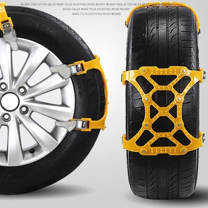 Chaînes à neige universelles antidérapantes pour pneus de voiture