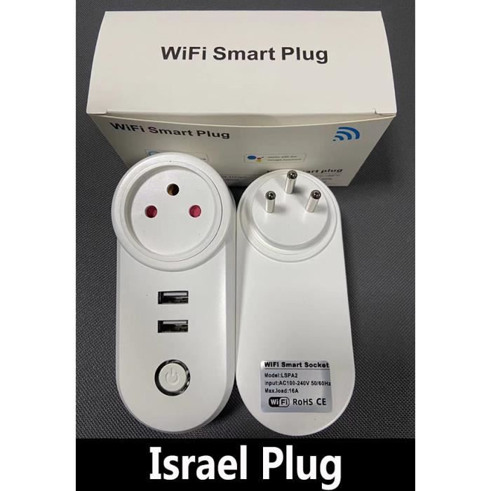 Chargeur Murale Double Port USB 2.1A - Prises UK, Pliable Et Rapide (Universel)