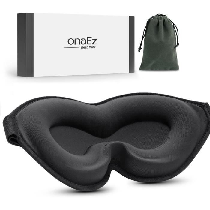 KUMGIM Masque De Nuit Pour Femmes Et Hommes, Masque De Sommeil 3D Anti