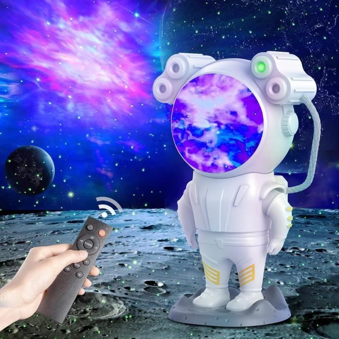 Astronaute Projecteur Galaxy, Projecteur De Galaxie D'Astro Starry Sky  Veilleuse Avec Nébuleuse, Minuterie Et Télécommande, [u4] - Cdiscount Maison