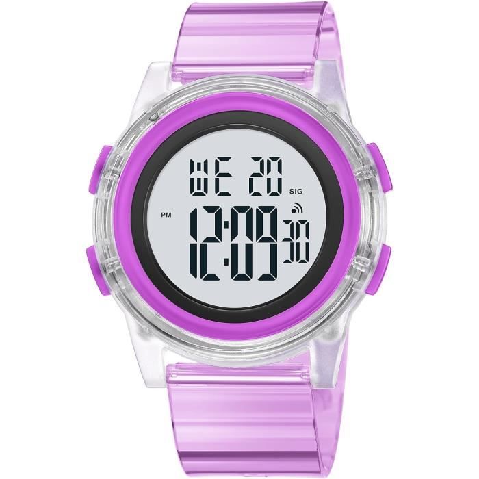 Montre Numérique Femme LED - Grand écran Tactile - Style Luxe Et Quotidien