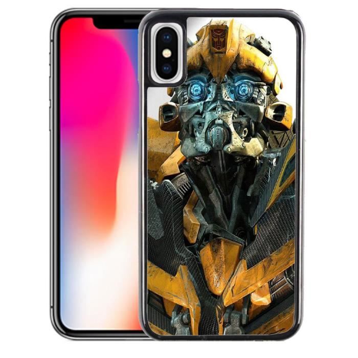 coque iphone xs Transformers Bumblebee مازدا صغيره