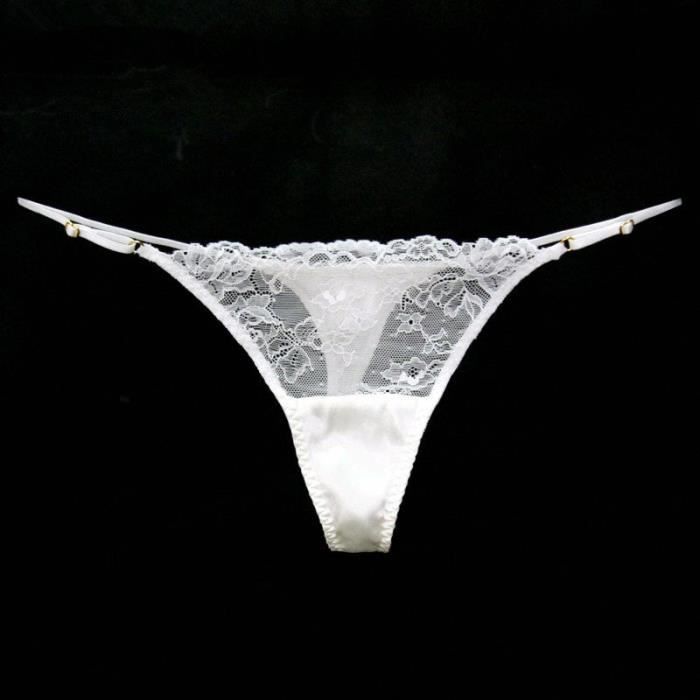 Dentelle Ete Sexy T Sous Vetements Femme Silk Seamless Transparent