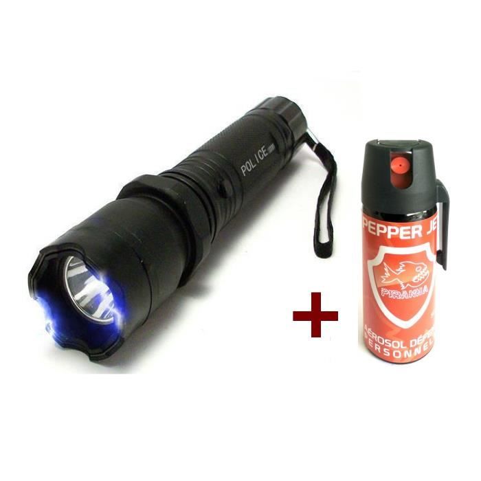 Bro Taser Shocker 5 000 000 Volts Lampe Torche Zoomable Avec Paralyseur A Impulsion Electrique Achat Vente Bro Taser Shocker 5 000 000 Cdiscount