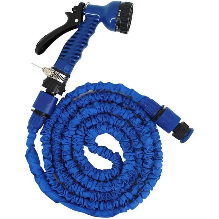 Raccord STOP Universel Pour Tuyau D'arrosage 3/4 (19-26 Mm) - Plastique Bleu, Résistant Aux UV, Installation Facile - 9
