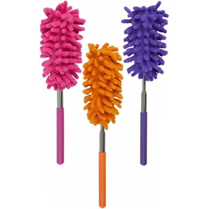 Plumeau Extensible En Microfibre Avec Manche Télescopique Extra Long