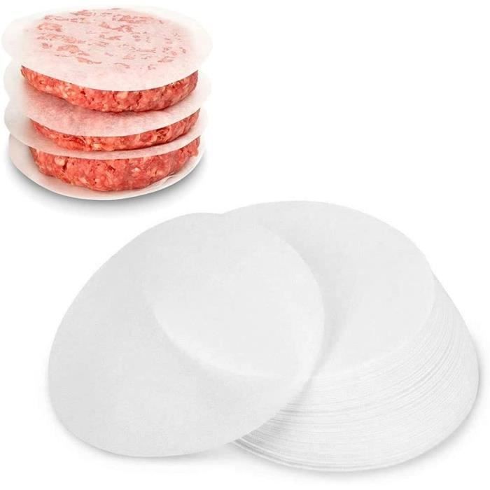 Papier Alimentaire,Papier Parchemin Rond Antiadhésif, 150 Pièces, 6-8
