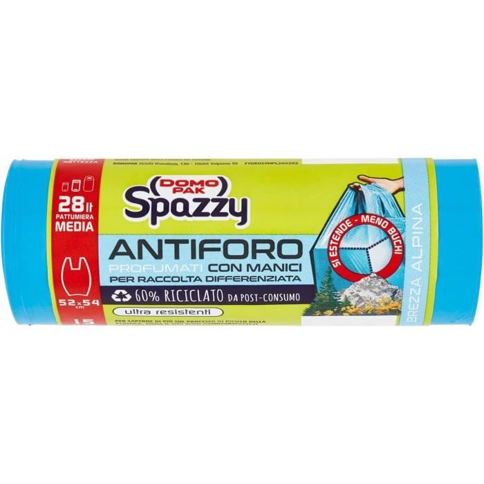 Lot De 2 X 200 Sacs à Couches Parfumés Jetables - Avec Poignées à Nouer, Anti-Odeurs