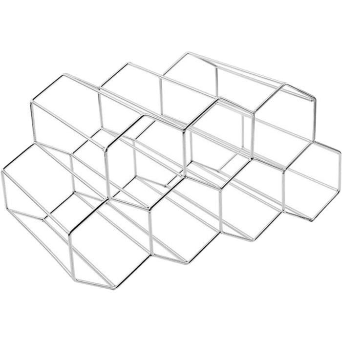 Sertay 4 Pièces Porte Bouteille Métal - Casier à Vin Décoratif Compact Pour Maison Et Restaurant